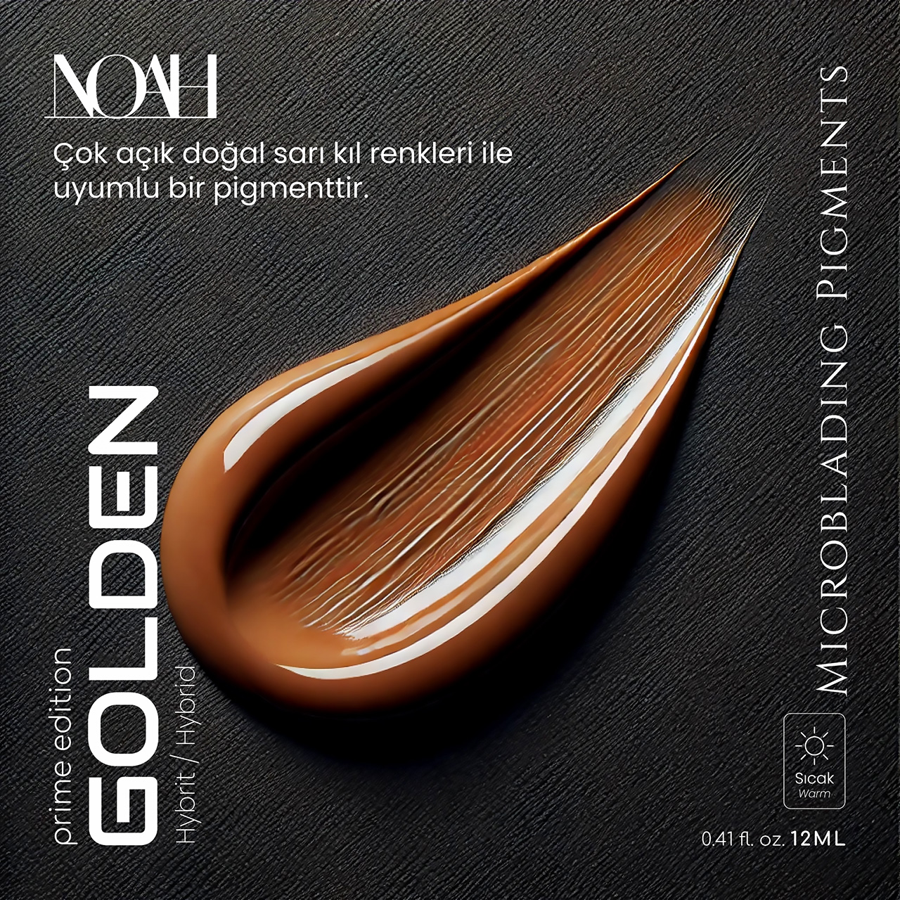 Noah Microblading Prime Edition Golden Pigment 12ml - Görsel 2